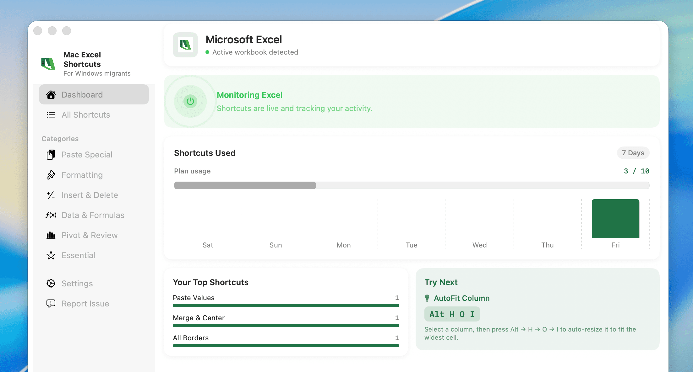 Why We Built Mac Excel Shortcuts